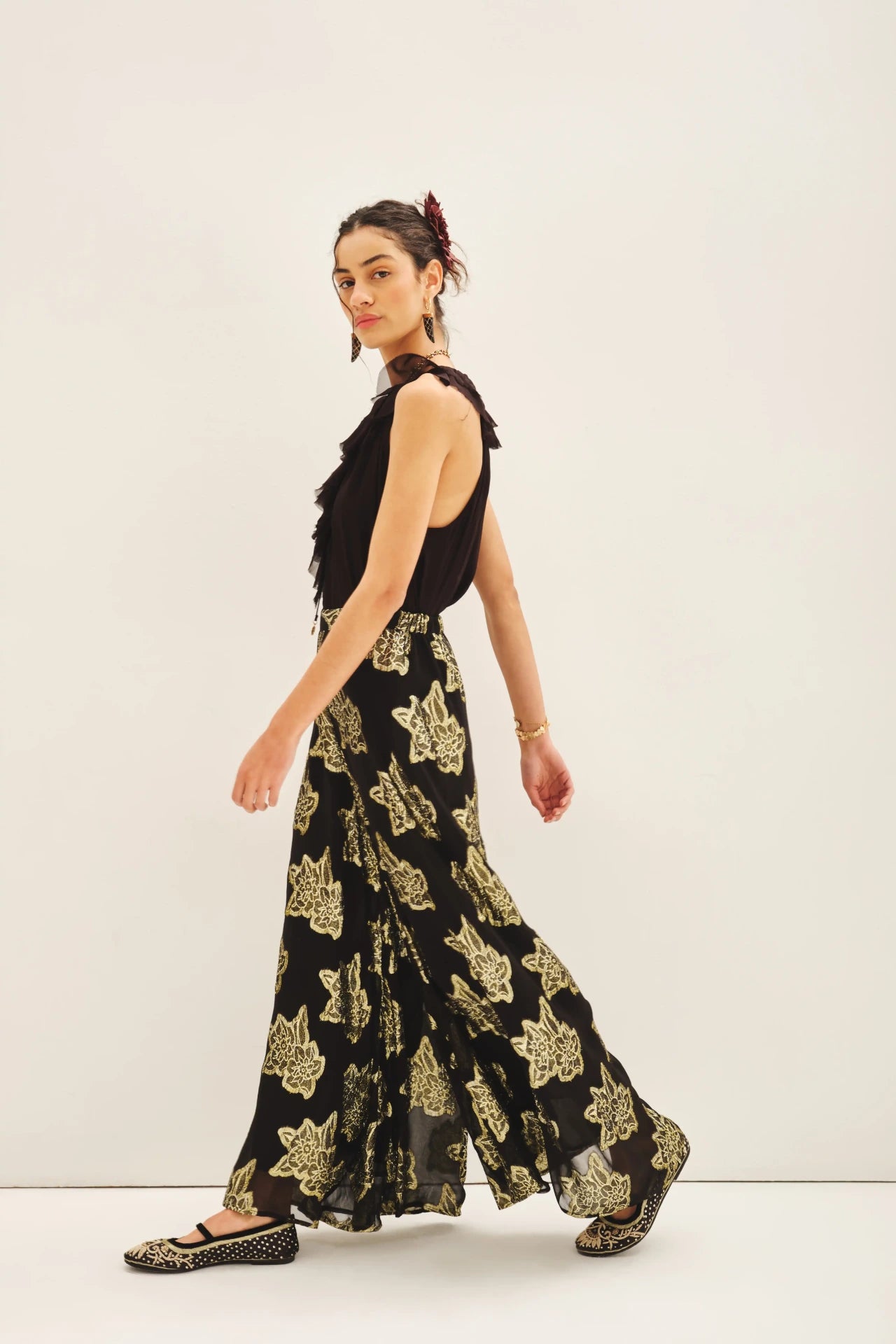 Pantalon pierre jacquard