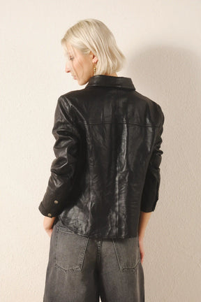 Camisa bellota cuero